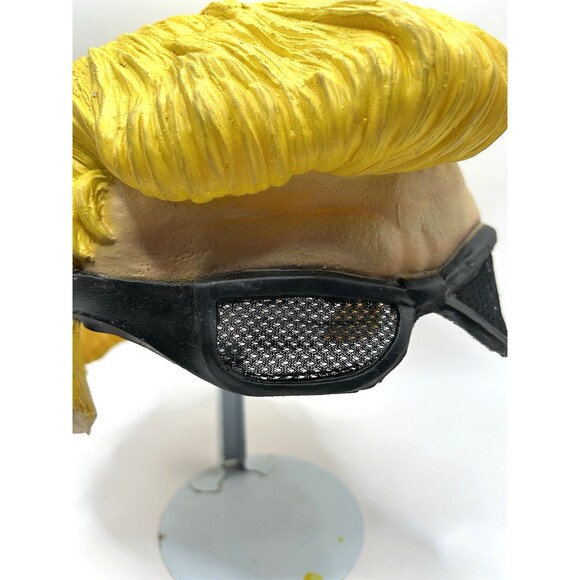Paper Magic Group Rubber Halloween Costume Mask Johnny Bravo Half Mask 2002 Rare - Picture 3 of 15